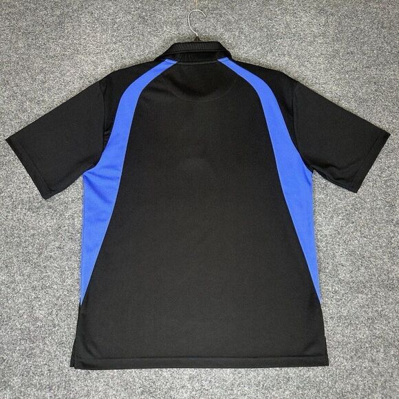 Grand Slam Polo Shirt Mens Large Black Blue Golf Short Sleeve‎ Performance Adult - Picture 4 of 6